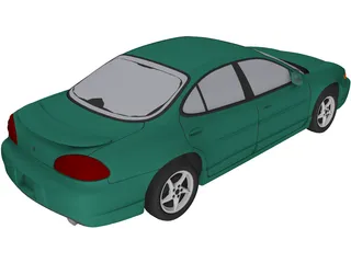 Pontiac Grand Prix GT (2000) 3D Model preview