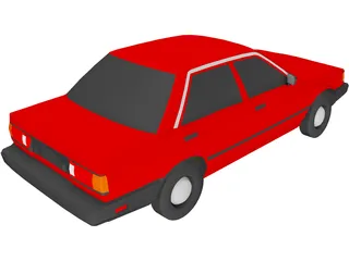 Nissan Sentra (1989) 3D Model preview