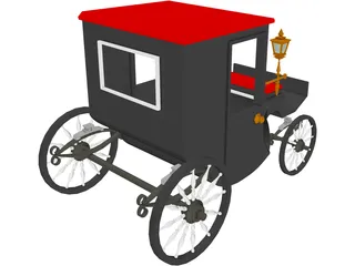 Carriage 3D Model preview