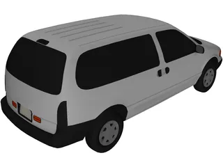 Nissan Quest (1994) 3D Model preview