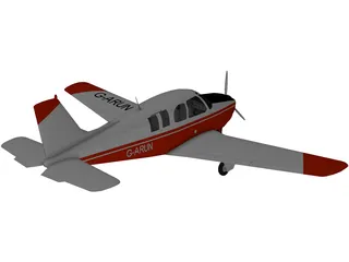 Raytheon A-36 Bonanza 3D Model preview