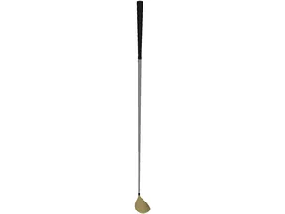 Golf Club Driver 3D Model preview