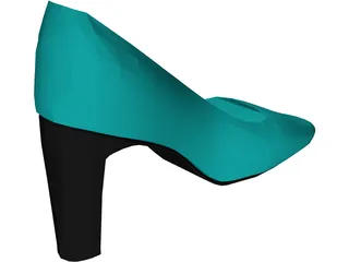 Shoe High Heel 3D Model preview