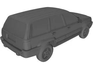 Jeep Grand Cherokee (1994) 3D Model preview