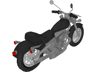 Motorcycle 3D Model preview
