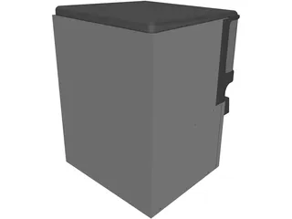 Soda Machine 3D Model preview
