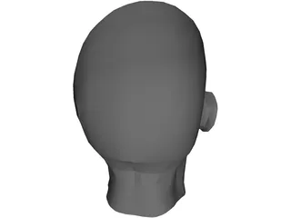 Head Female 3D Model preview