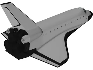 Space Shuttle 3D Model preview