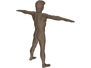 Man David 3D Model preview