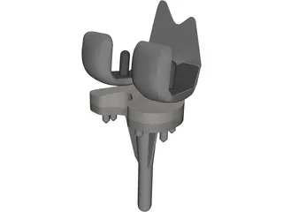 Knee 3D Model preview