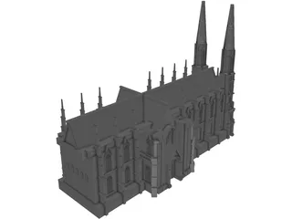 Cathedral Saint Patricks 3D Model preview