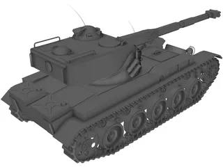 AMX 13 3D Model preview