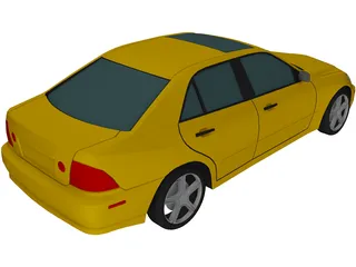 Lexus IS300 (2001) 3D Model preview