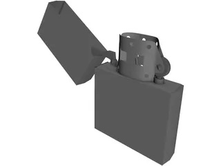 Zippo 3D Model preview