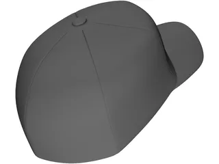 Baseball Cap 3D Model preview