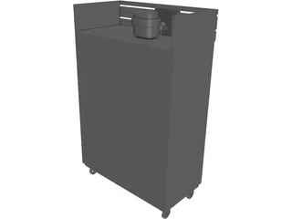 Refrigerador 3D Model preview