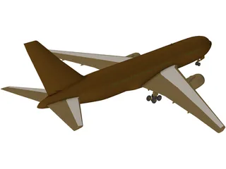 Boeing 767 3D Model preview