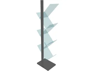 Broucher Rack 3D Model preview