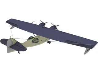 Consolidated PBY-5 Catalina 3D Model preview