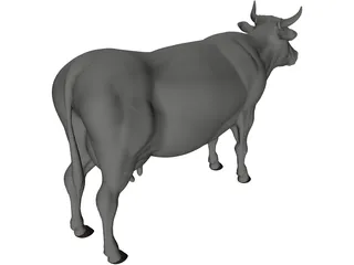 Cow 3D Model preview