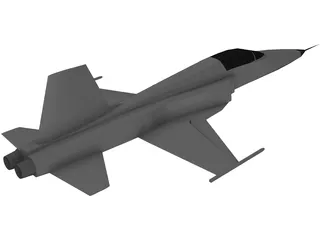F-5E 3D Model preview