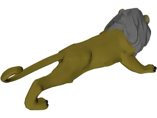 Lion 3D Model preview
