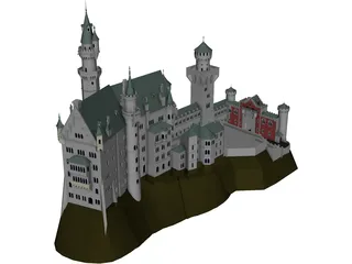 Neuschwanstein 3D Model preview