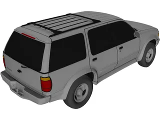 Ford Explorer (1996) 3D Model preview