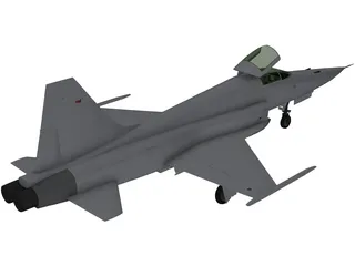 Northrop F-5E Tiger 3D Model preview