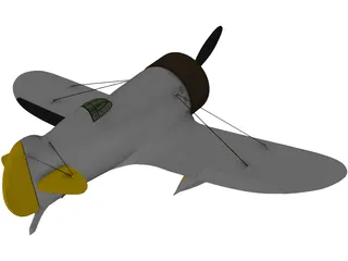 Gee Bee Z Racer 3D Model preview