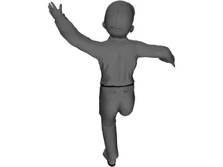Boy Dancing 3D Model preview