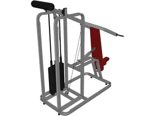 Incline Press 3D Model preview
