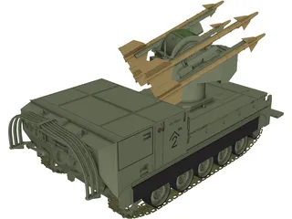 M730ai Chaparral 3D Model preview