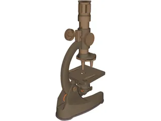 Microscope 3D Model preview