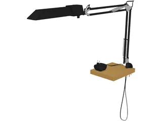 Lamp Office 3D Model preview