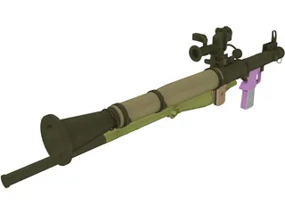 RPG7 3D Model preview