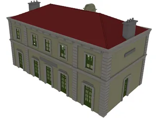 Station Saint Julien 3D Model preview