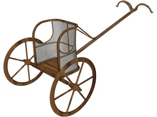Chariot Celtic 3D Model preview