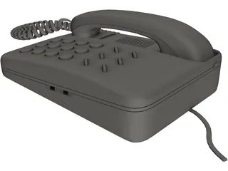 Spanish Telephone 3D Model preview