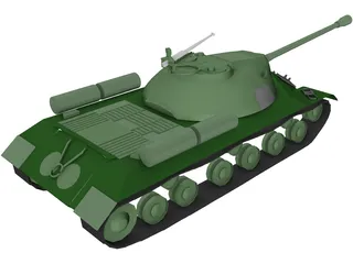 Stalin JS-3 3D Model preview