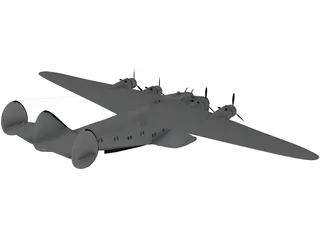 Boeing 314 Clipper 3D Model preview