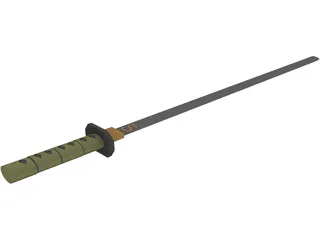 Katana 3D Model preview