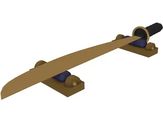 Sword Arabia 3D Model preview