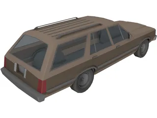 Ford Fairmont 3D Model preview