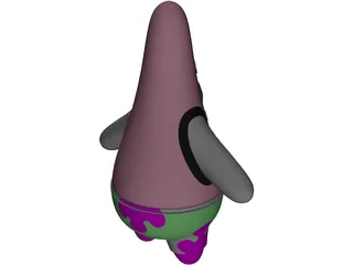 Sponge Bob Patrick Star Fish 3D Model preview