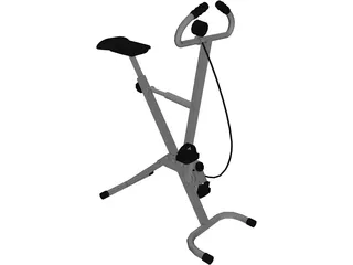 Exercise Cycle 3D Model preview