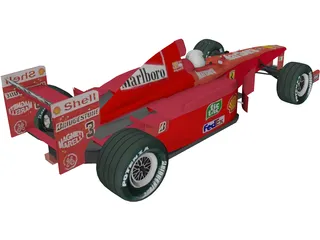 Ferrari F1 3D Model preview