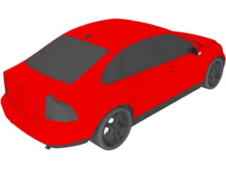 Volvo S40 3D Model preview