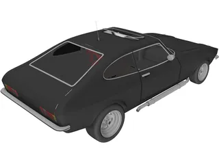 Ford Capri mk3 3D Model preview