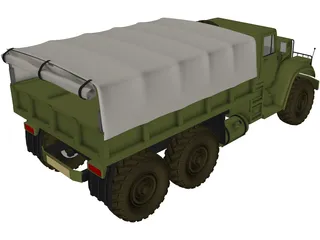 KrAZ 150 3D Model preview